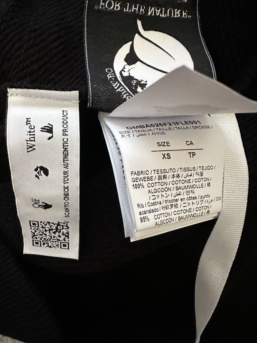 Off-White Off White Hands Off Logo Sweatshirt Size US XS / EU 42 / 0 - 4 Thumbnail