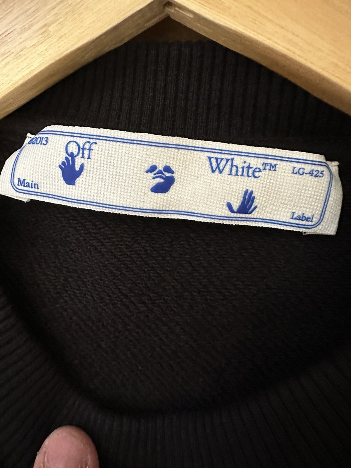 Off-White Off White Hands Off Logo Sweatshirt Size US XS / EU 42 / 0 - 3 Thumbnail
