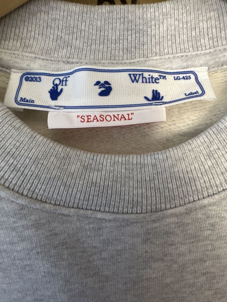 Off-White Off White Diag stripe-print Sweatshirt Size US M / EU 48-50 / 2 - 3 Thumbnail