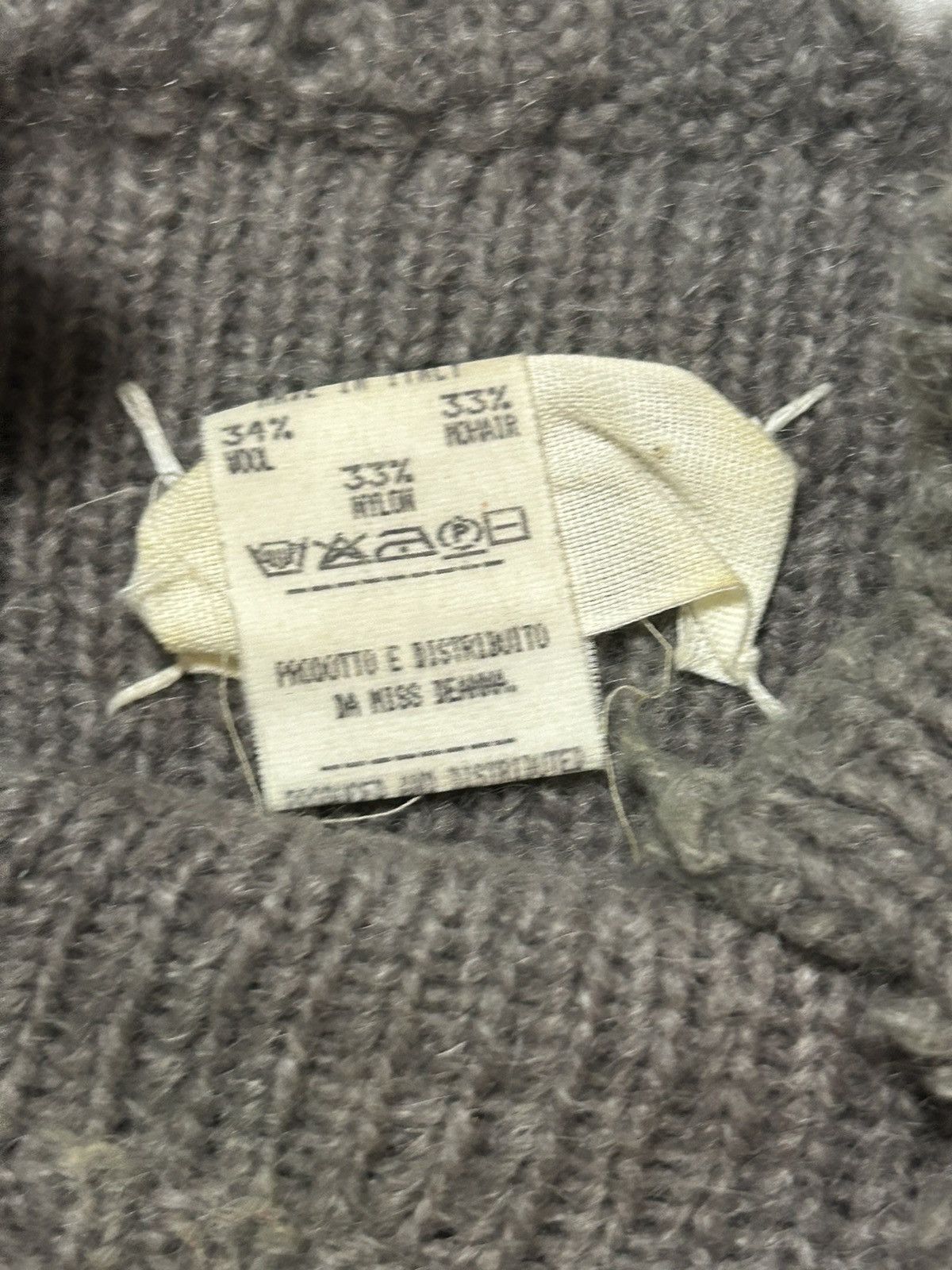 Maison Margiela Artisanal ‘01 Destroyed Shrunken Knit Size US S / EU 44-46 / 1 - 3 Thumbnail