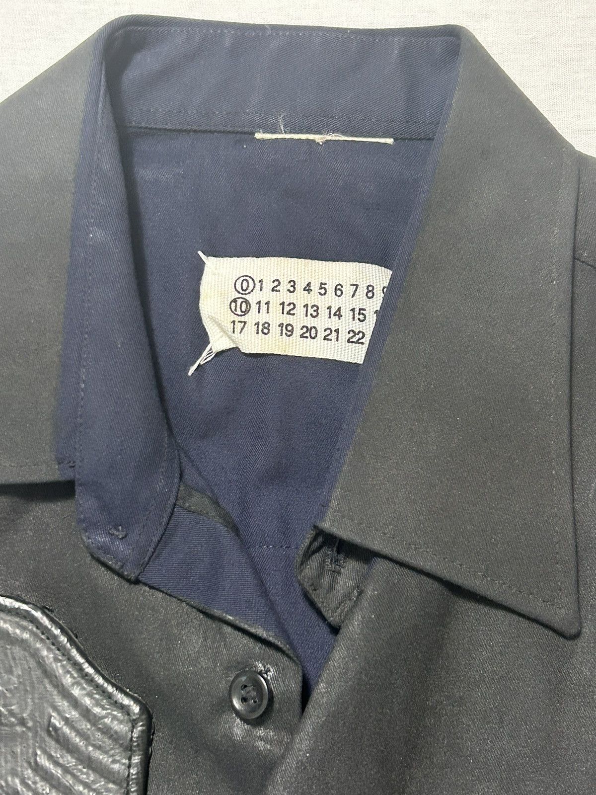 Maison Margiela Artisanal ‘04 Painted Officer Shirt Size US M / EU 48-50 / 2 - 2 Thumbnail