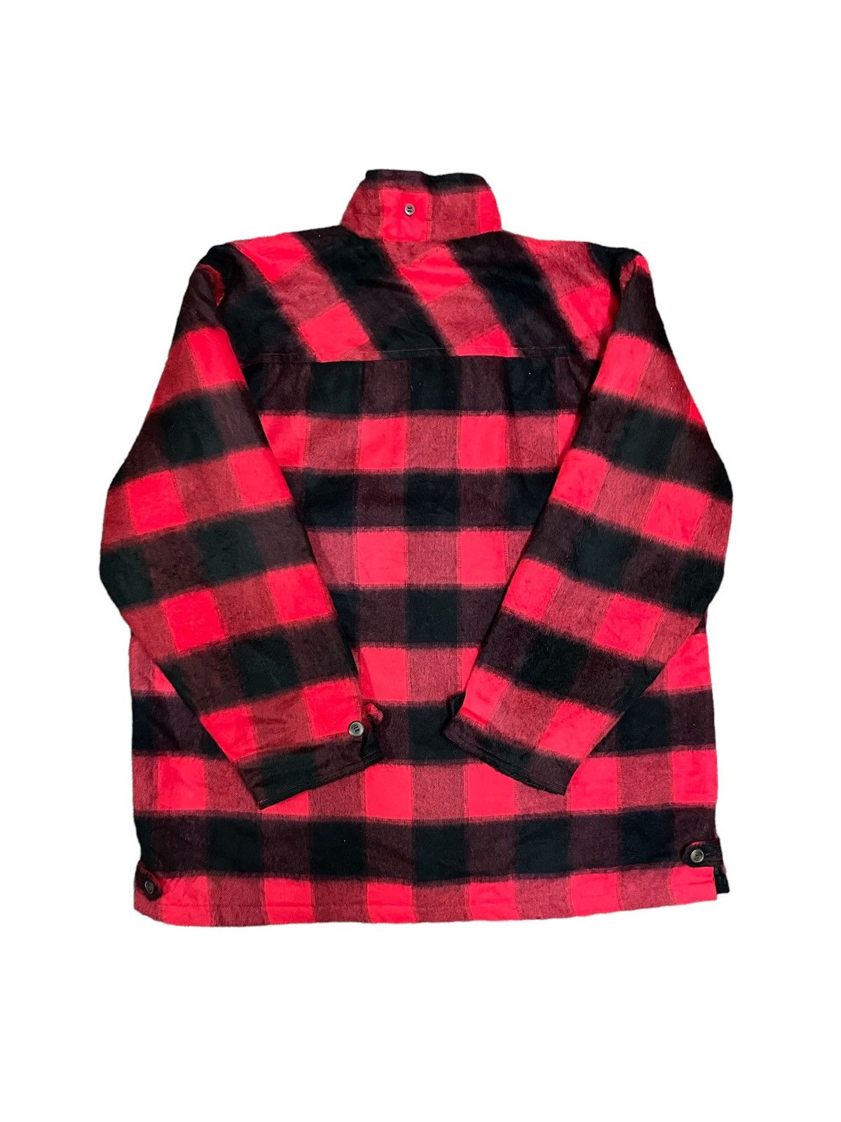 Japanese Brand Japanese Punk Buffalo Plaid Acrylic Wool Baggy Shacket Size US XL / EU 56 / 4 - 9 Thumbnail