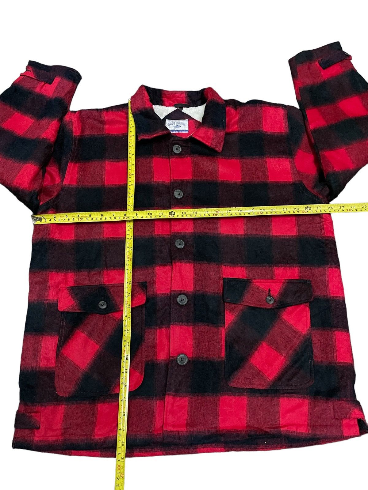 Japanese Brand Japanese Punk Buffalo Plaid Acrylic Wool Baggy Shacket Size US XL / EU 56 / 4 - 12 Thumbnail