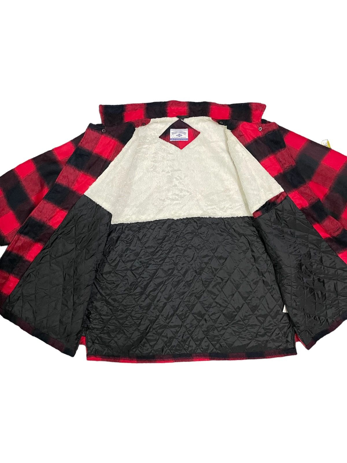Japanese Brand Japanese Punk Buffalo Plaid Acrylic Wool Baggy Shacket Size US XL / EU 56 / 4 - 3 Thumbnail