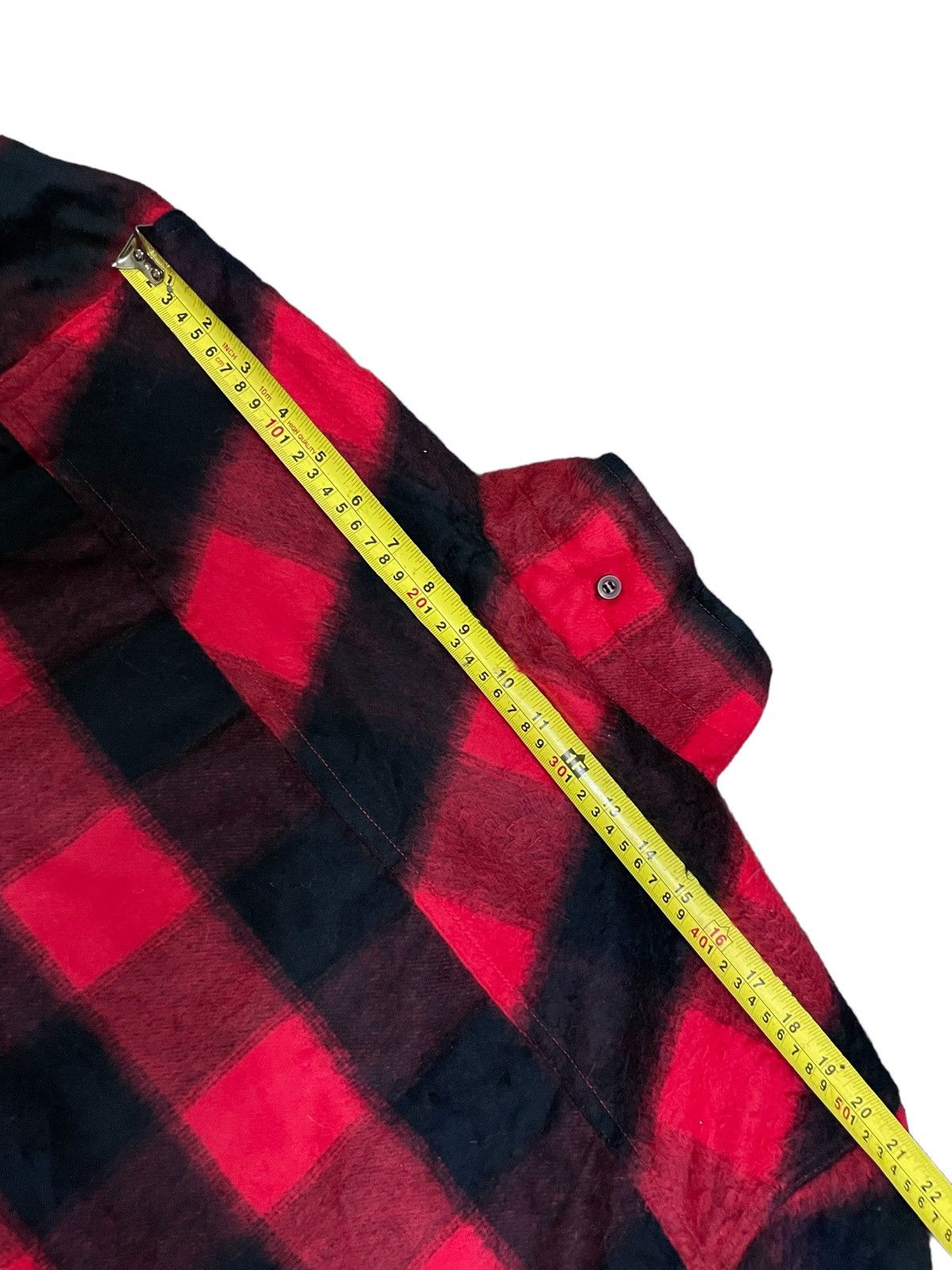 Japanese Brand Japanese Punk Buffalo Plaid Acrylic Wool Baggy Shacket Size US XL / EU 56 / 4 - 13 Thumbnail