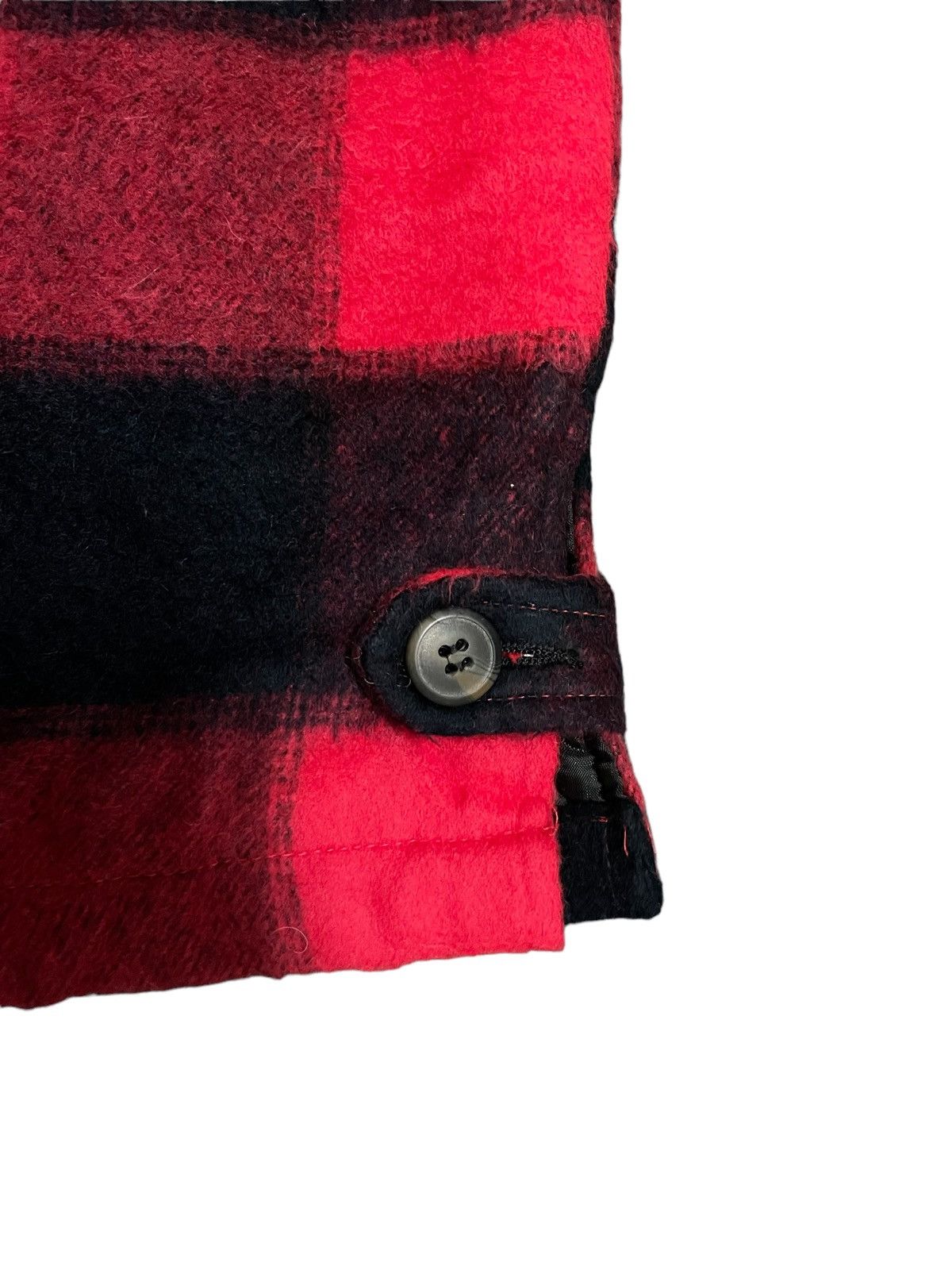 Japanese Brand Japanese Punk Buffalo Plaid Acrylic Wool Baggy Shacket Size US XL / EU 56 / 4 - 11 Thumbnail