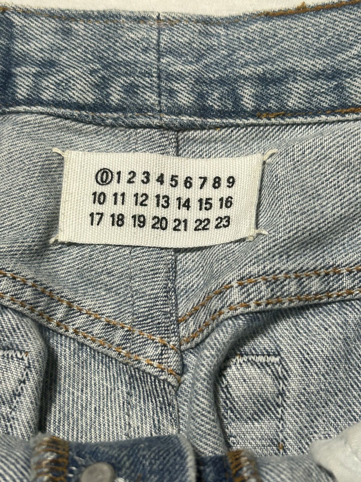 Maison Margiela ARTISANAL ‘99 Silver Painted Jeans Size US 28 / EU 44 - 3 Thumbnail