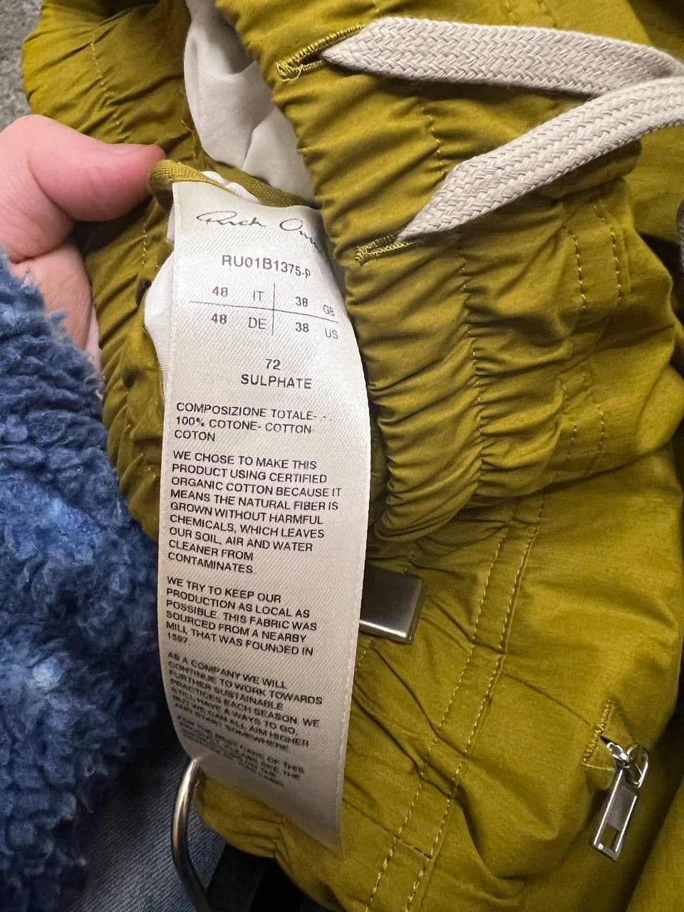 Rick Owens Drkshdw Olive Zipped Pants Size US 32 / EU 48 - 4 Thumbnail