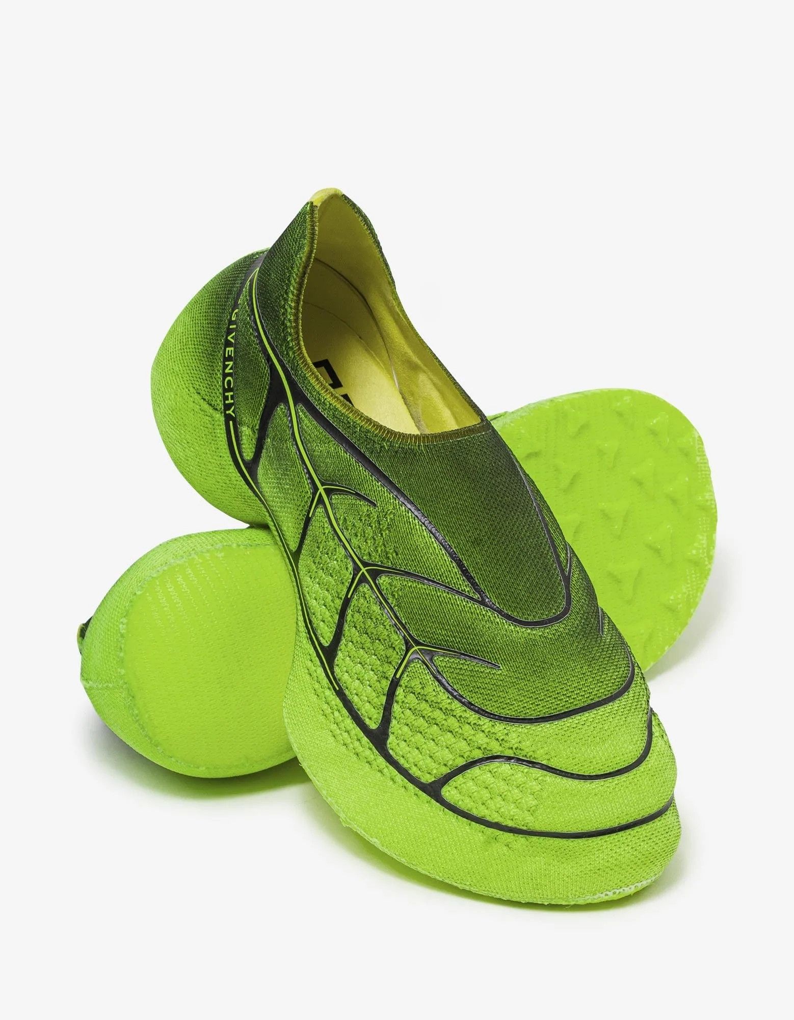 Givenchy Fluorescent Yellow TK-360 Plus Trainers Size US 10 / EU 43 - 6 Thumbnail
