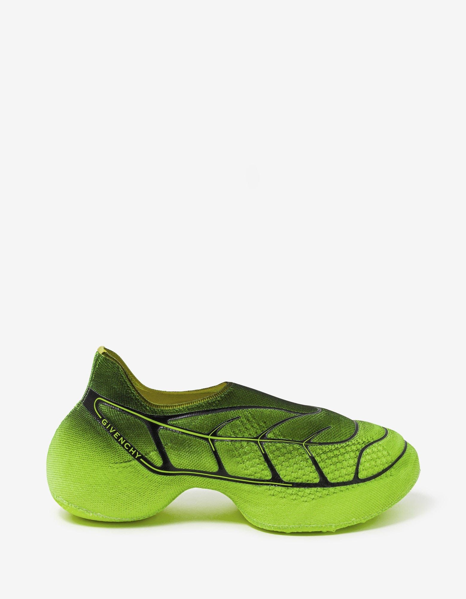 Givenchy Fluorescent Yellow TK-360 Plus Trainers Size US 10 / EU 43 - 2 Thumbnail