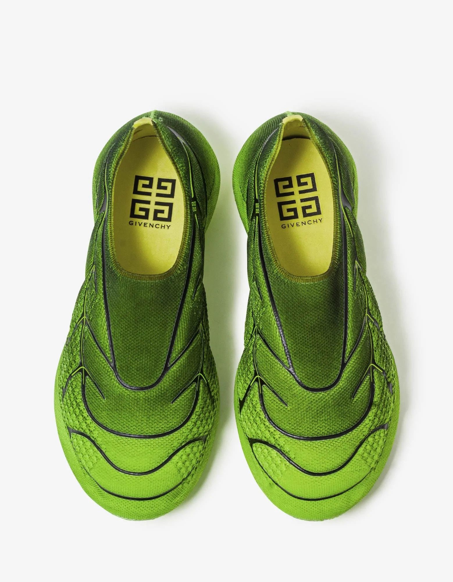 Givenchy Fluorescent Yellow TK-360 Plus Trainers Size US 10 / EU 43 - 5 Thumbnail