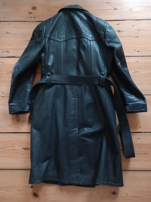 Hugo Boss Vintage 1940s Luftwaffe Officers Leather overcoat | Grailed