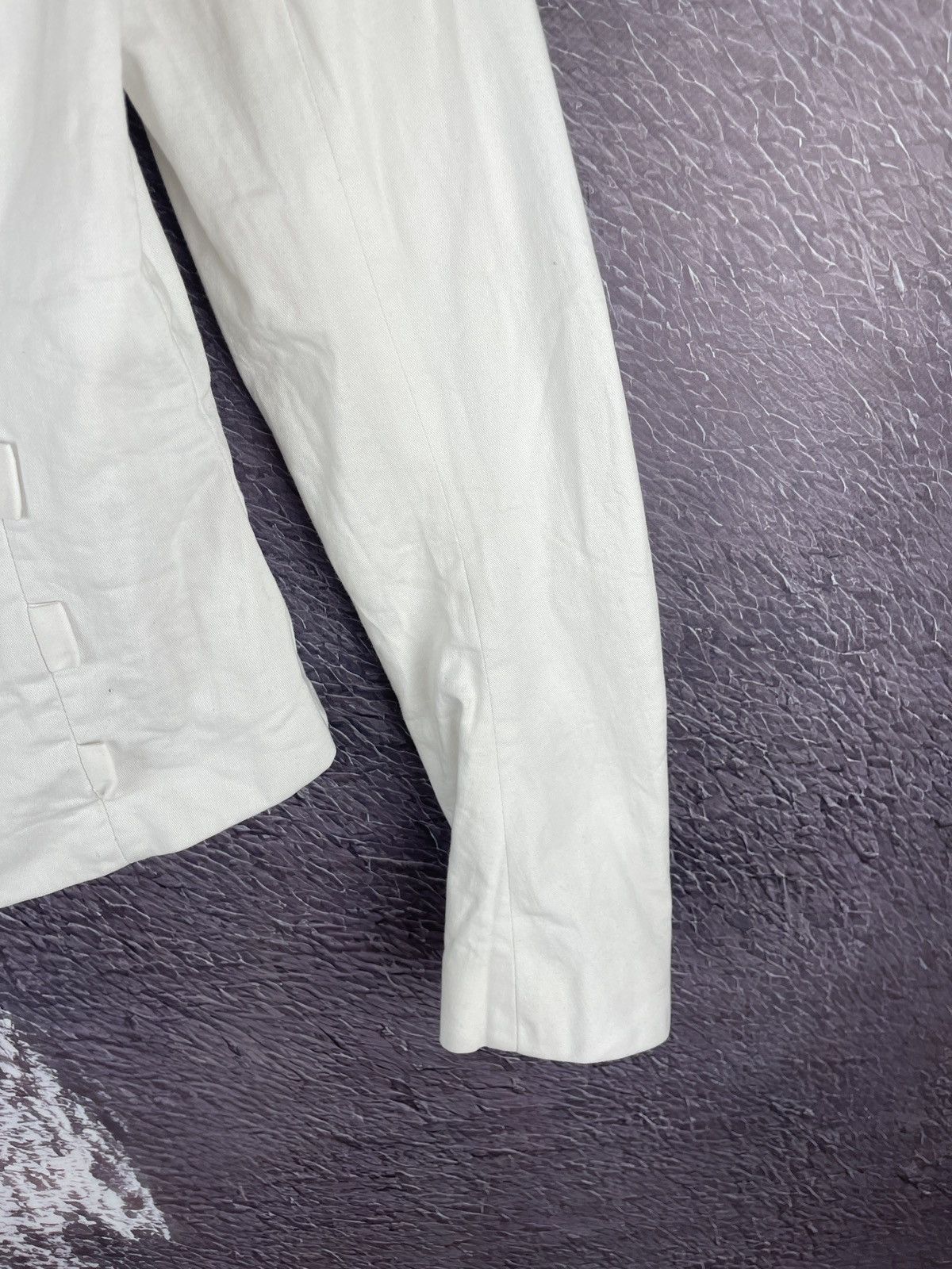 Versus Versace Versus Versace white button blazer jacket buckle back Size XS / US 0-2 / IT 36-38 - 9 Thumbnail