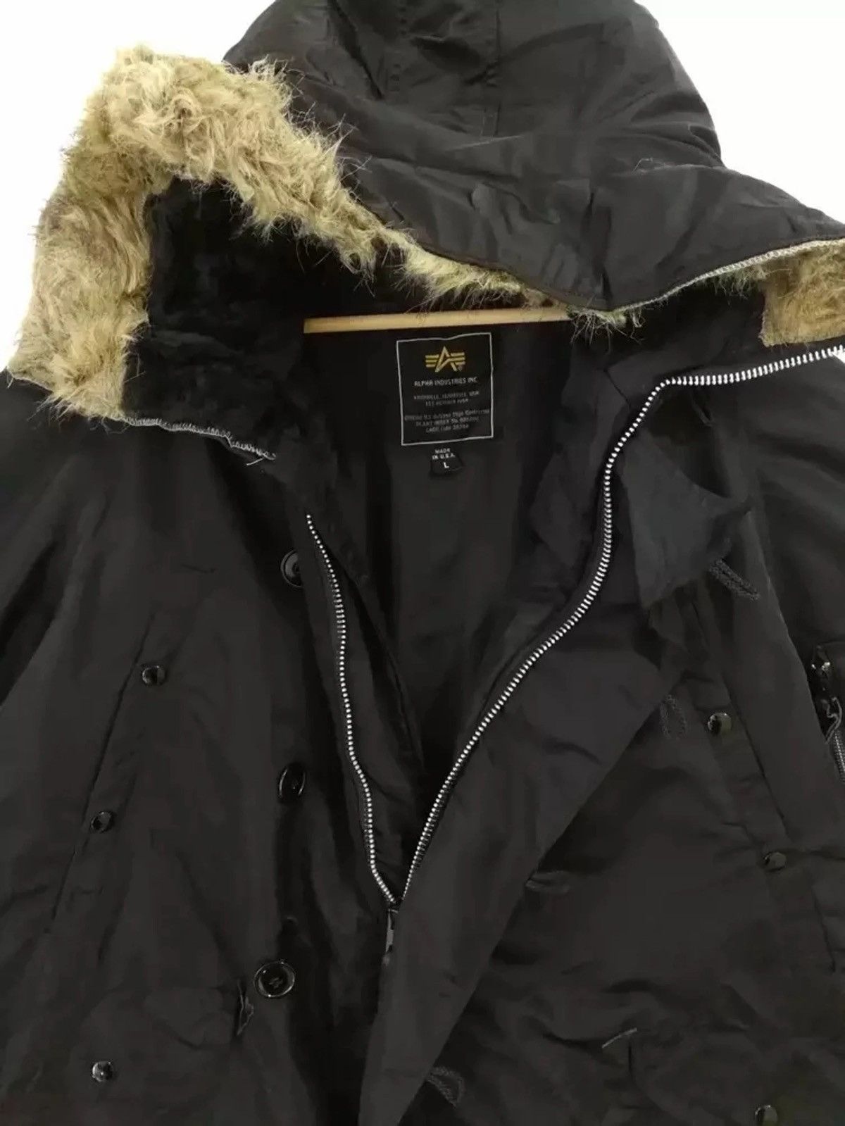 Alpha Industries Vintage Alpha industries winter jacket made in usa Size US L / EU 52-54 / 3 - 5 Thumbnail