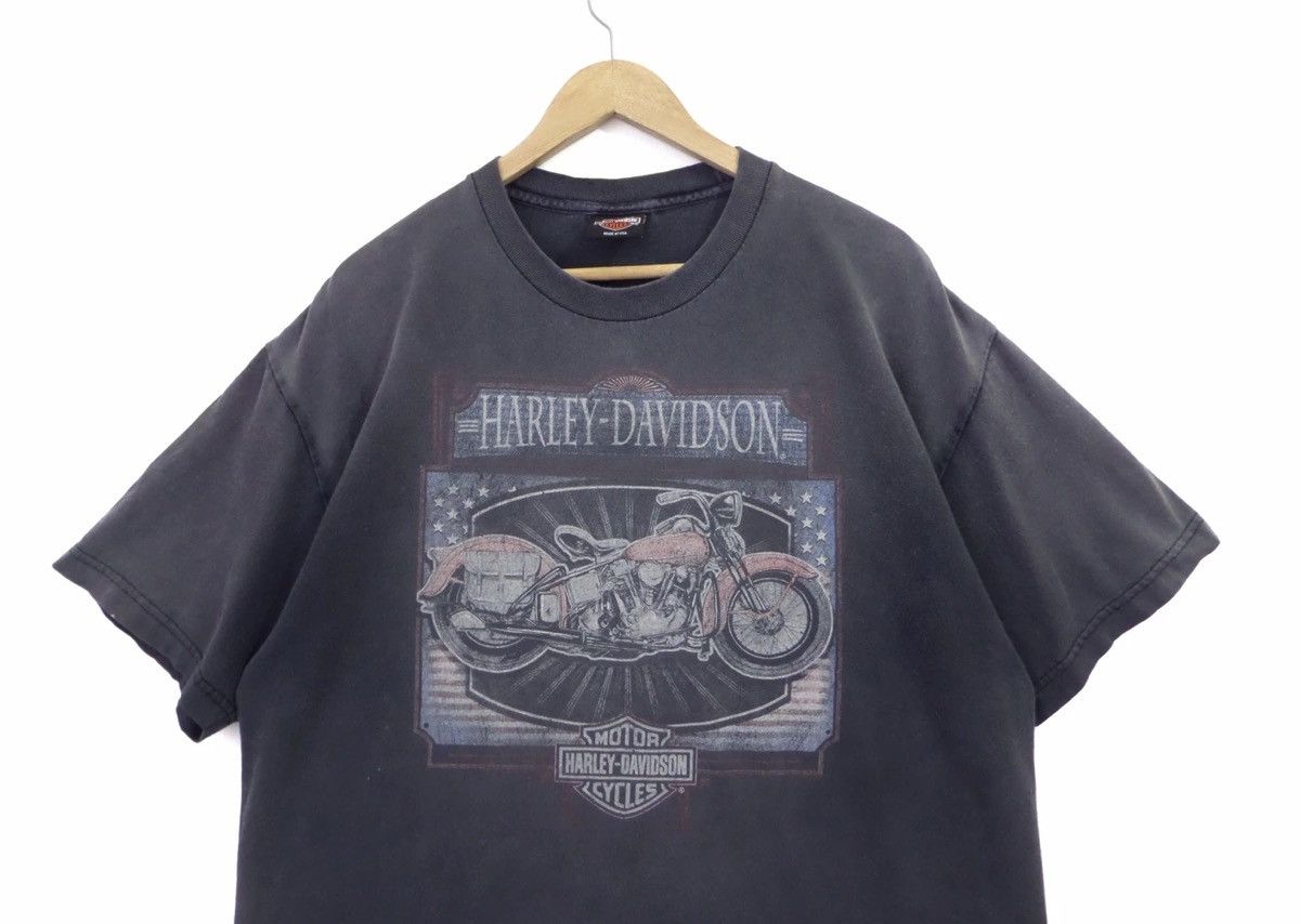 Harley Davidson × Vintage Vintage Harley Davidson T-Shirt very worn conditions Size US XL / EU 56 / 4 - 3 Thumbnail
