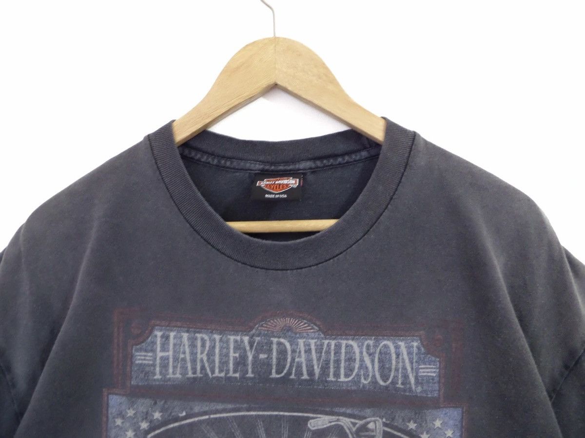 Harley Davidson × Vintage Vintage Harley Davidson T-Shirt very worn conditions Size US XL / EU 56 / 4 - 4 Thumbnail