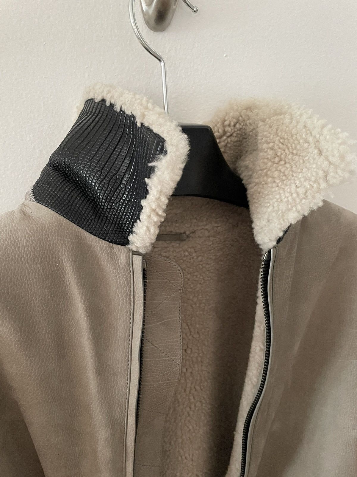 Berluti Lizard Shearling Jacket
