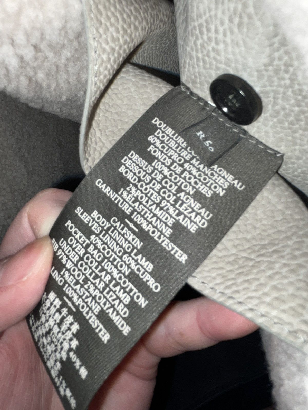 Berluti Lizard Shearling Jacket