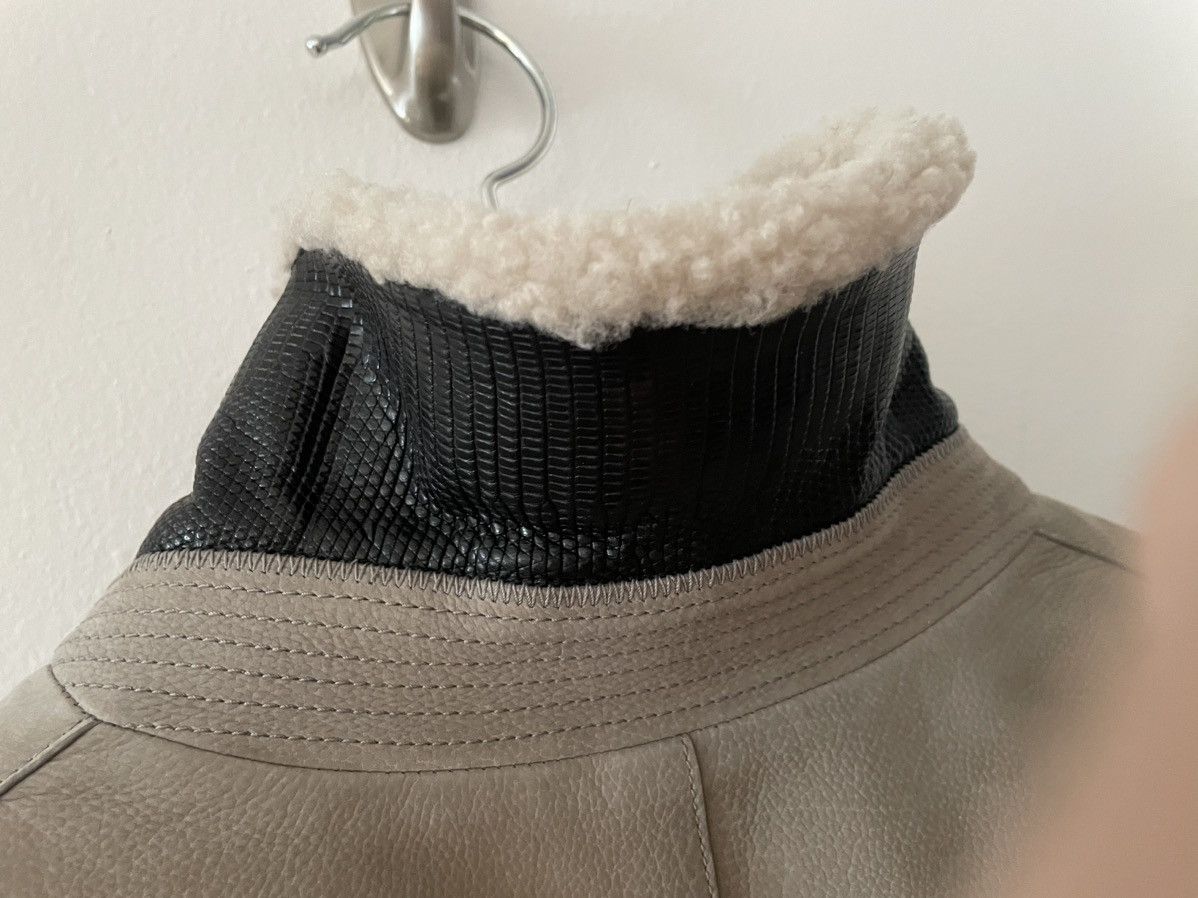 Berluti Lizard Shearling Jacket