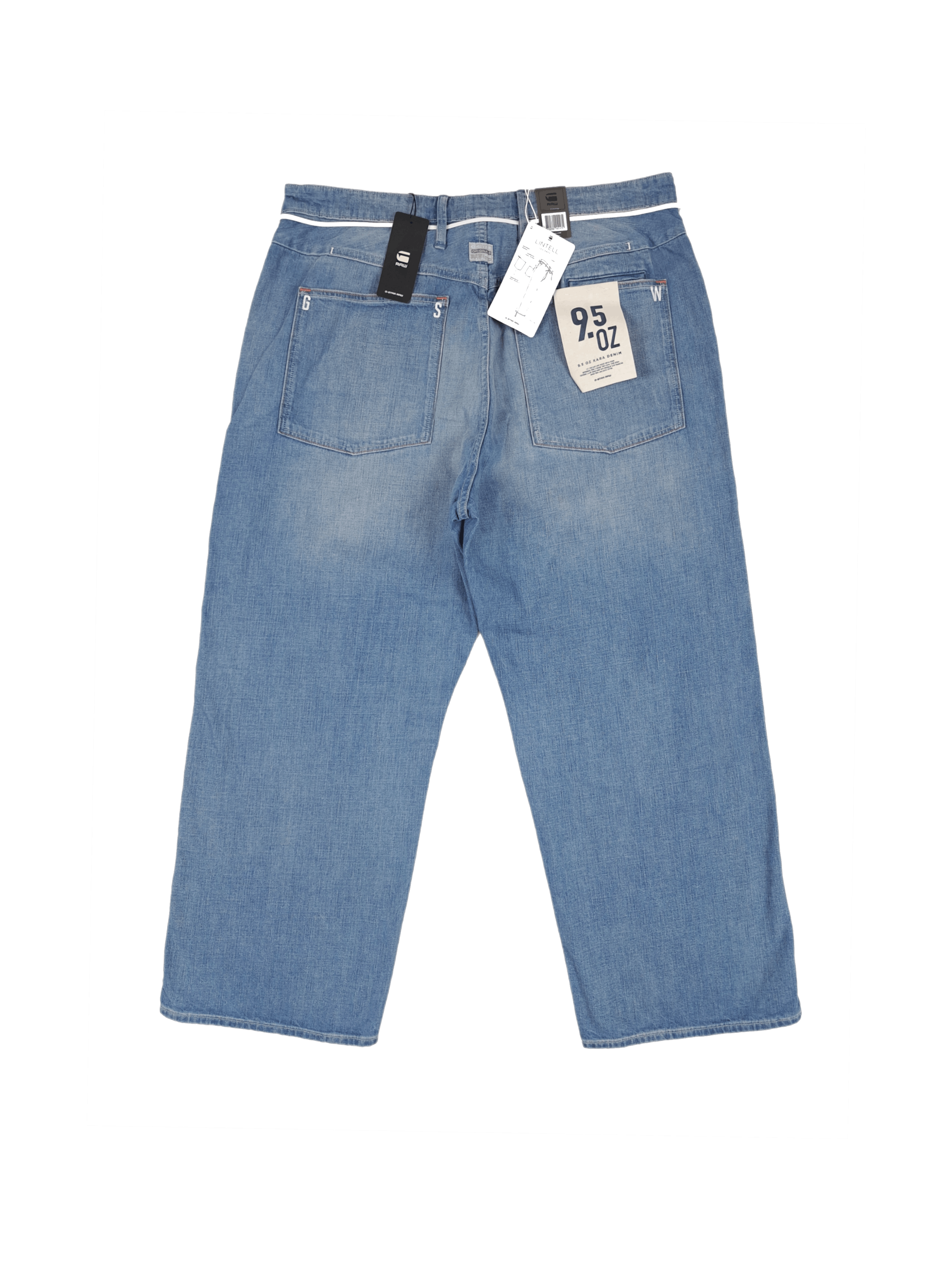 G-Star Deadstock G-star Raw 31/30 Extra Baggy Blue Denim Jeans Size 31" - 2 Thumbnail