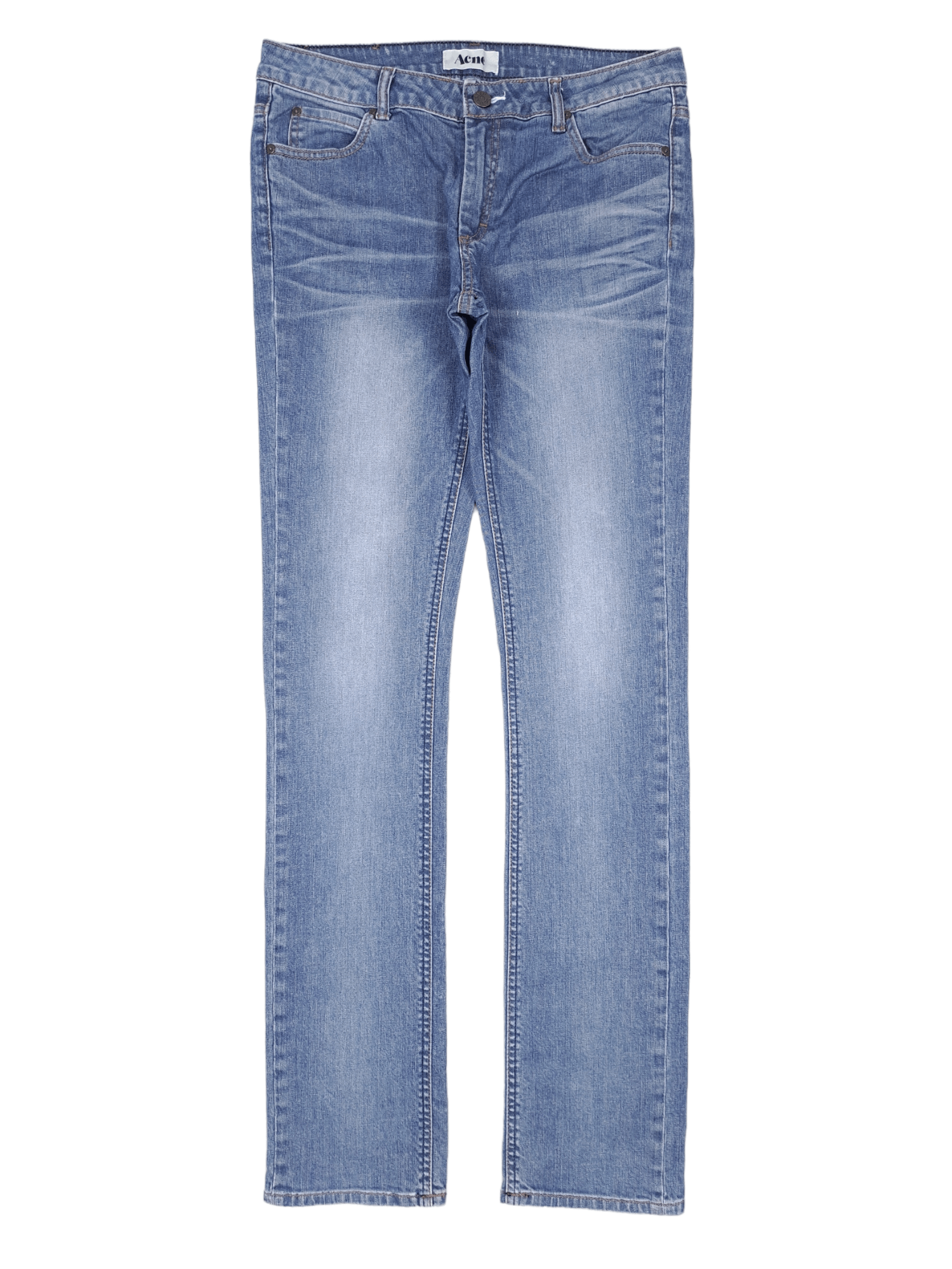Acne Studios × Designer 💎 Acne Studios 30/34 Slim Hex Clone Washed Blue Denim Jeans Size US 32 / EU 48 - 1 Thumbnail