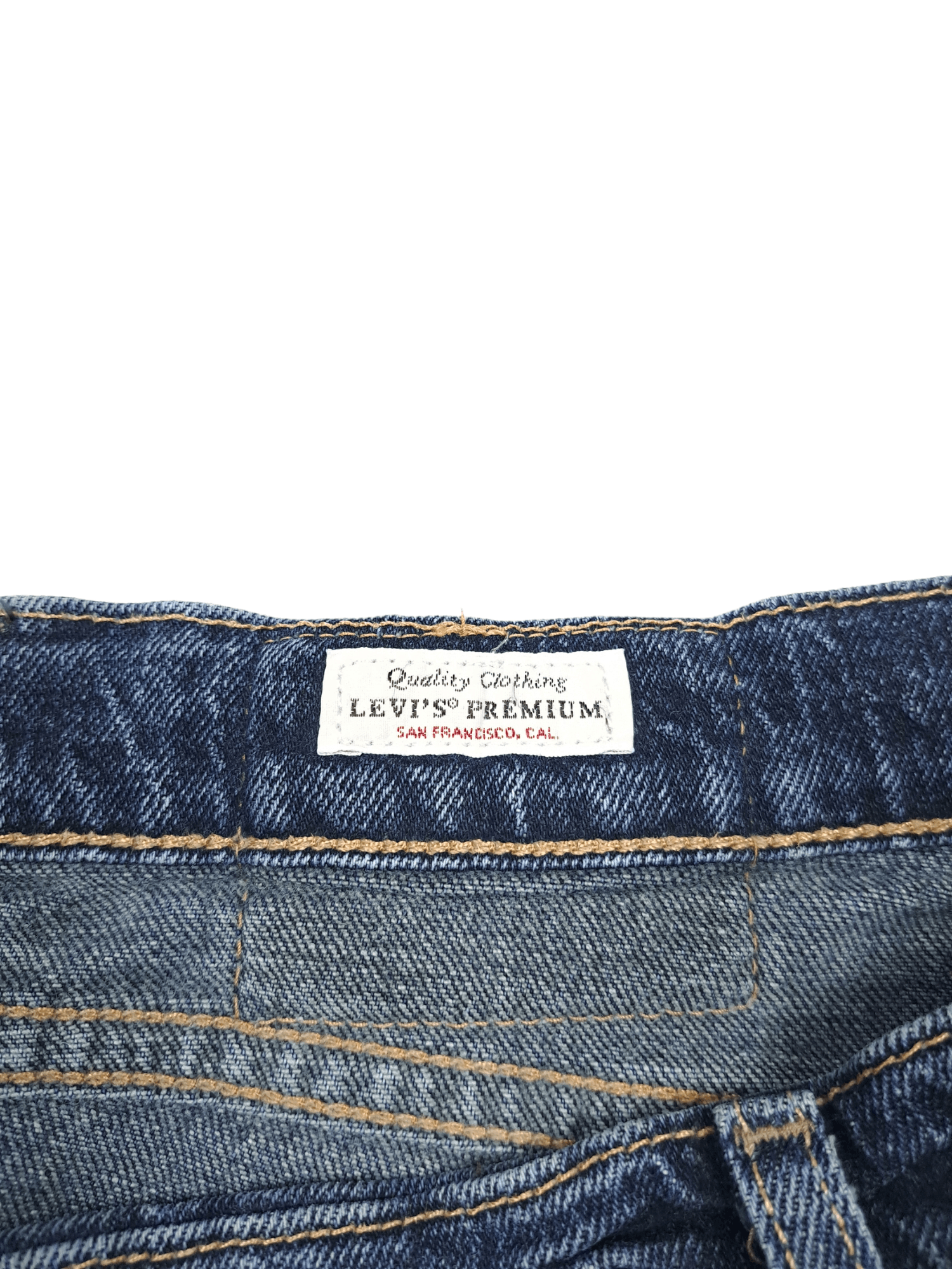 Levi's 💎 Levi's 511 Premium 33/32 Washed Blue Ripped Denim Jeans Size US 33 - 4 Thumbnail