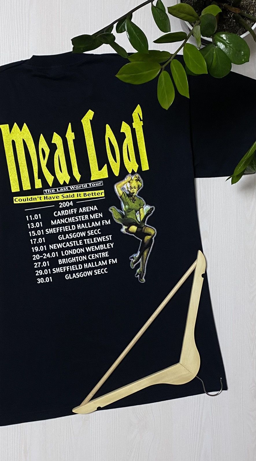 Band Tees × Vintage Rare vintage meat loaf The Last World Tour 2004 Rock t-shirt Size US XL / EU 56 / 4 - 1 Thumbnail