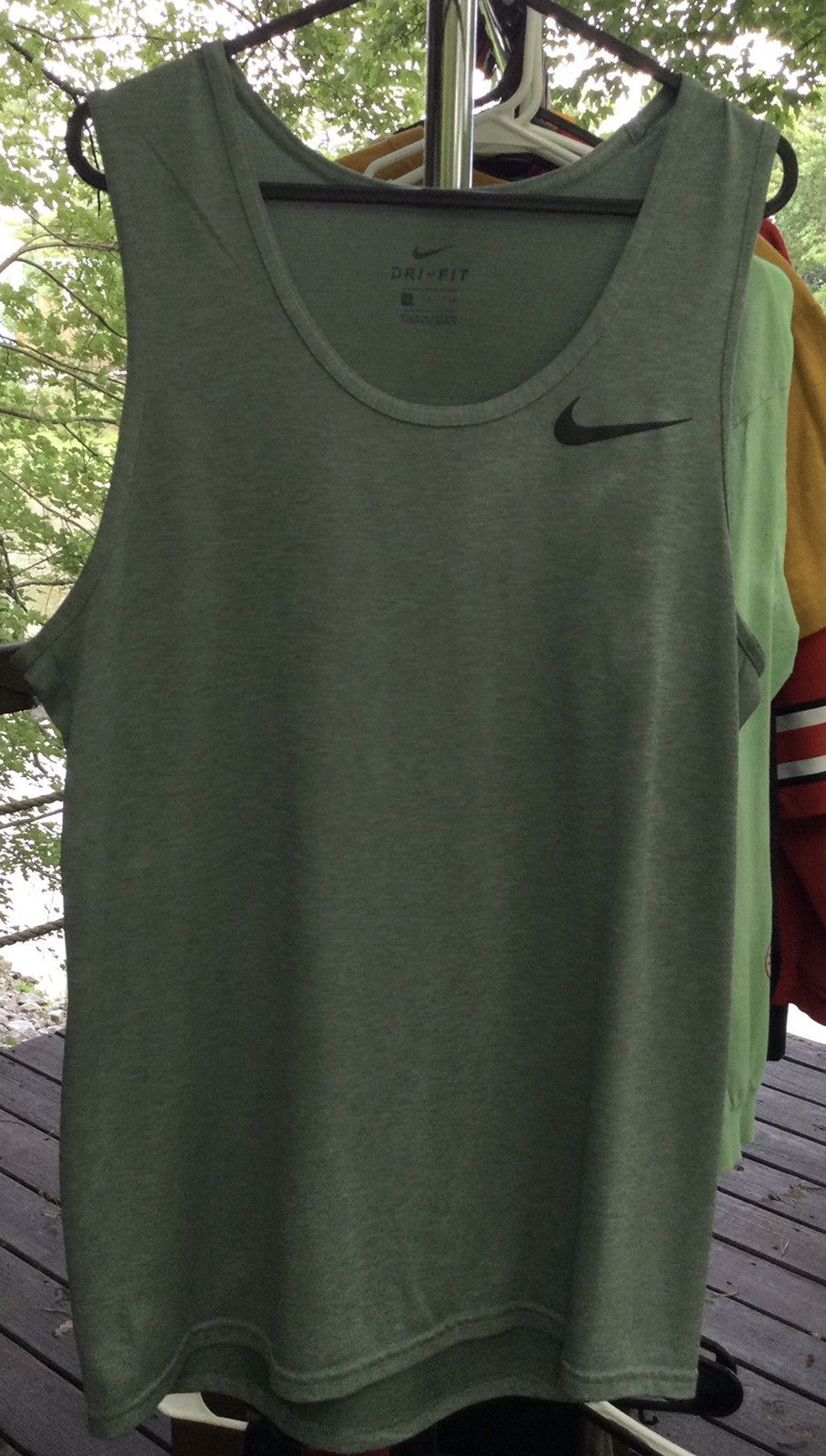 Nike NIKE DRI-FIT GREEN CUT-OFF Size US S / EU 44-46 / 1 - 1 Thumbnail