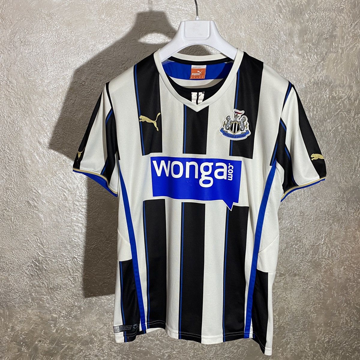 Vintage Blokecore ⚽️ FC Newcastle 2013 Striped Home Football Shirt M ...