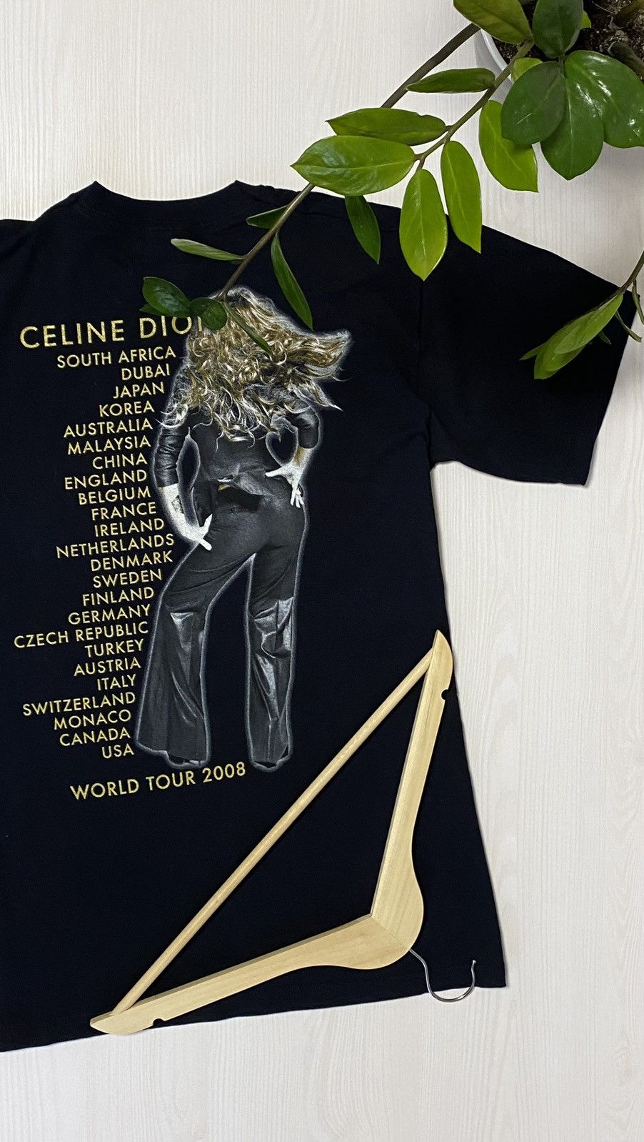 Band Tees × Vintage ❗️RARE❗️Celine Dion World Tour 2008 T-shirt 💥 Size US S / EU 44-46 / 1 - 2 Thumbnail