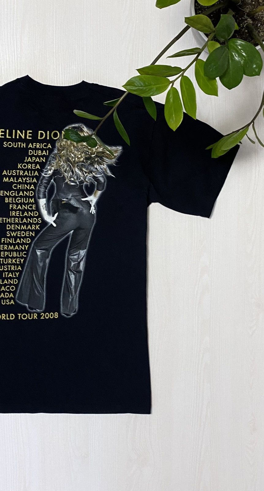 Band Tees × Vintage ❗️RARE❗️Celine Dion World Tour 2008 T-shirt 💥 Size US S / EU 44-46 / 1 - 6 Thumbnail