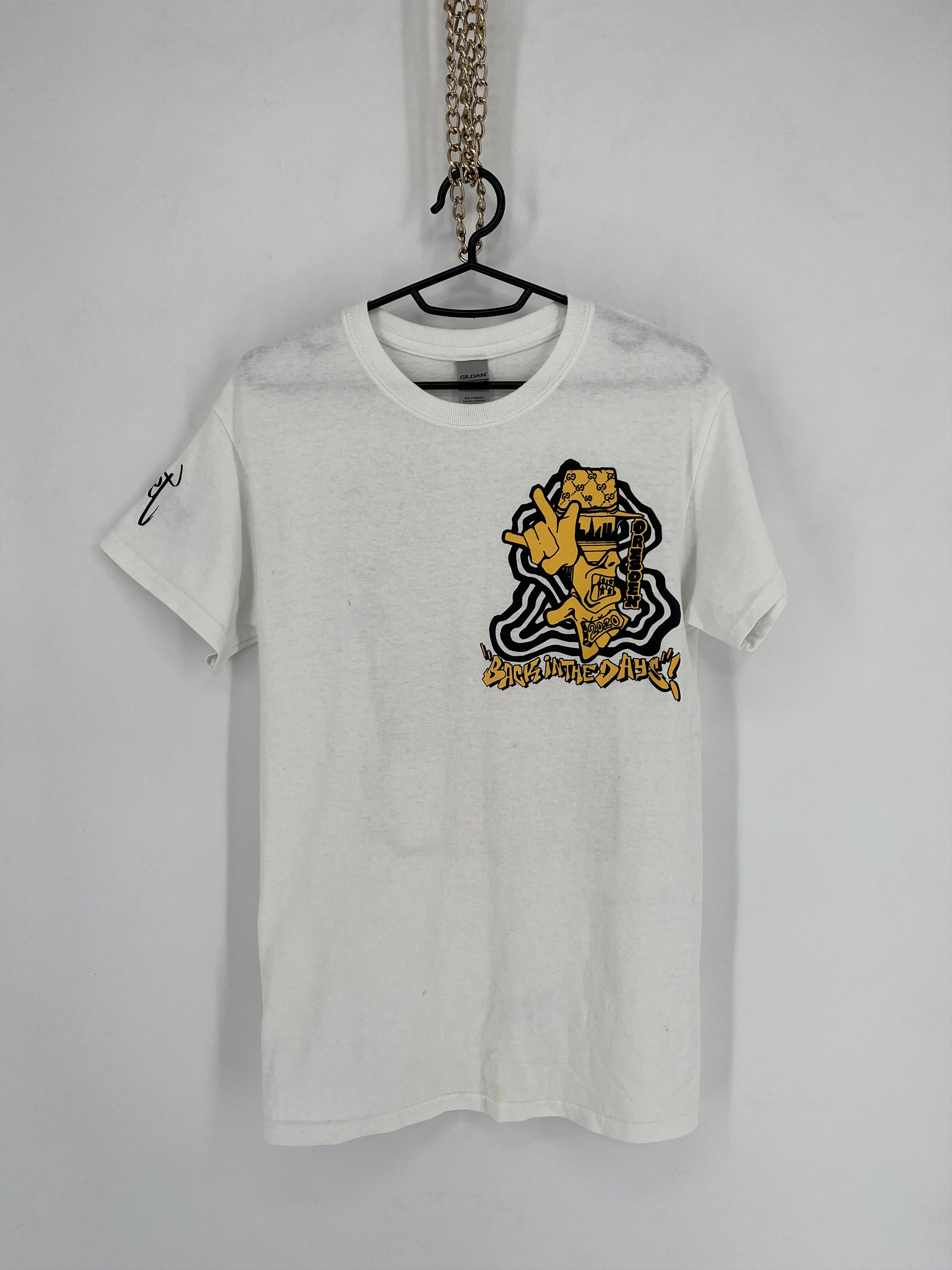 Japanese Brand Vintage Y2K ADULT “ BACK IN THE DAYS “ Humor Tee Size US S / EU 44-46 / 1 - 2 Thumbnail
