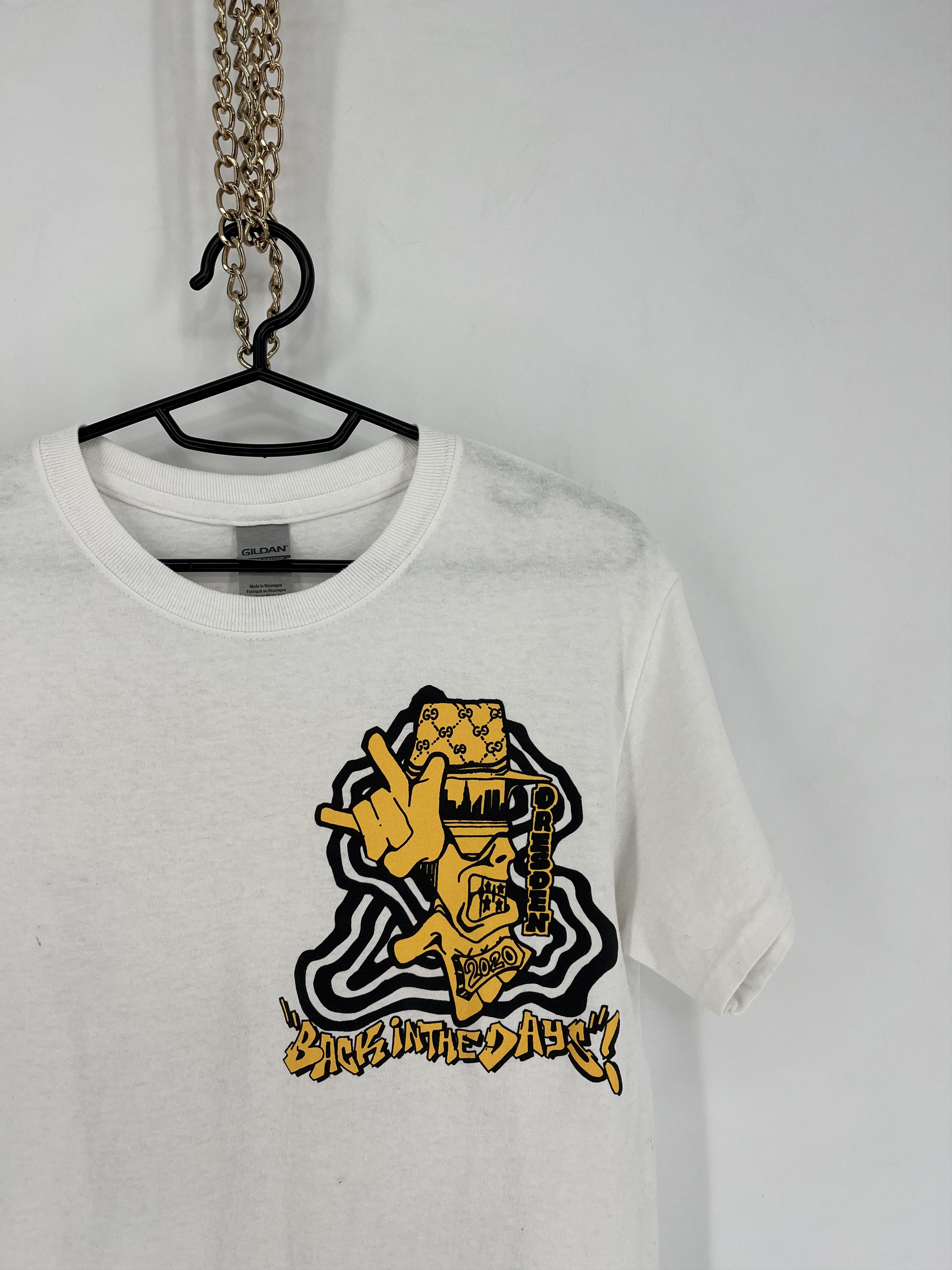 Japanese Brand Vintage Y2K ADULT “ BACK IN THE DAYS “ Humor Tee Size US S / EU 44-46 / 1 - 3 Thumbnail