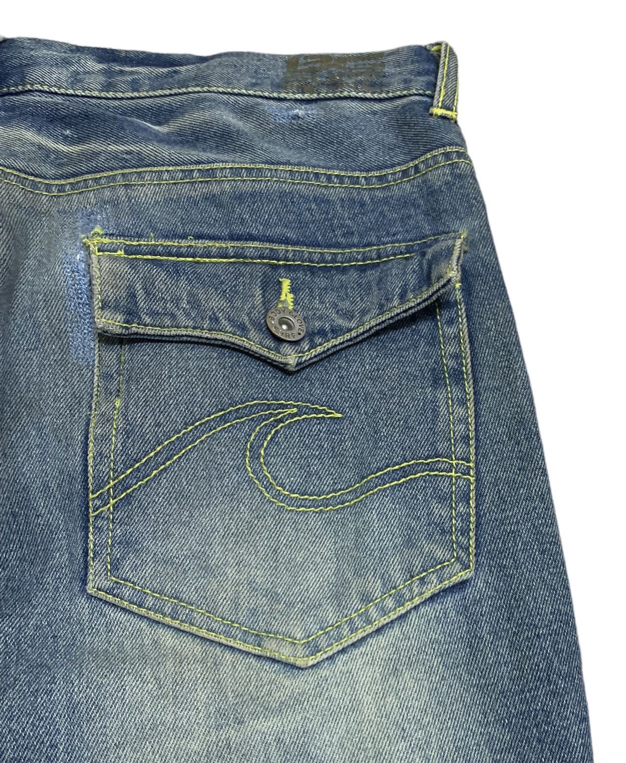 Body Glove × Vintage Rare Design Vintage Brand Body Glove Distressed Jeans 1990s Size US 32 / EU 48 - 8 Thumbnail