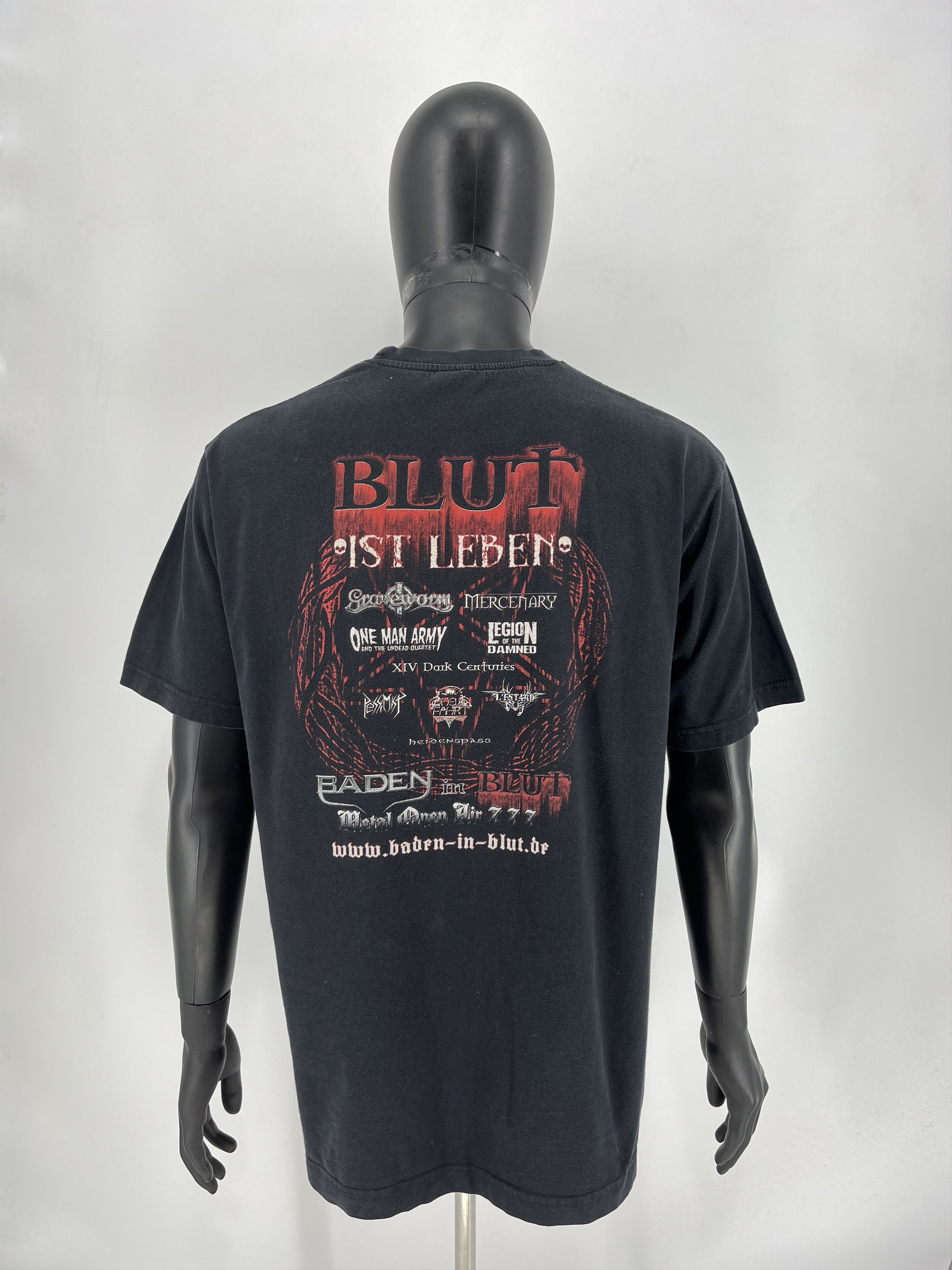 Band Tees × Vintage Vintage Y2K Baden in Blut Tee Band Rock Streetwear Fashion Size US M / EU 48-50 / 2 - 5 Thumbnail
