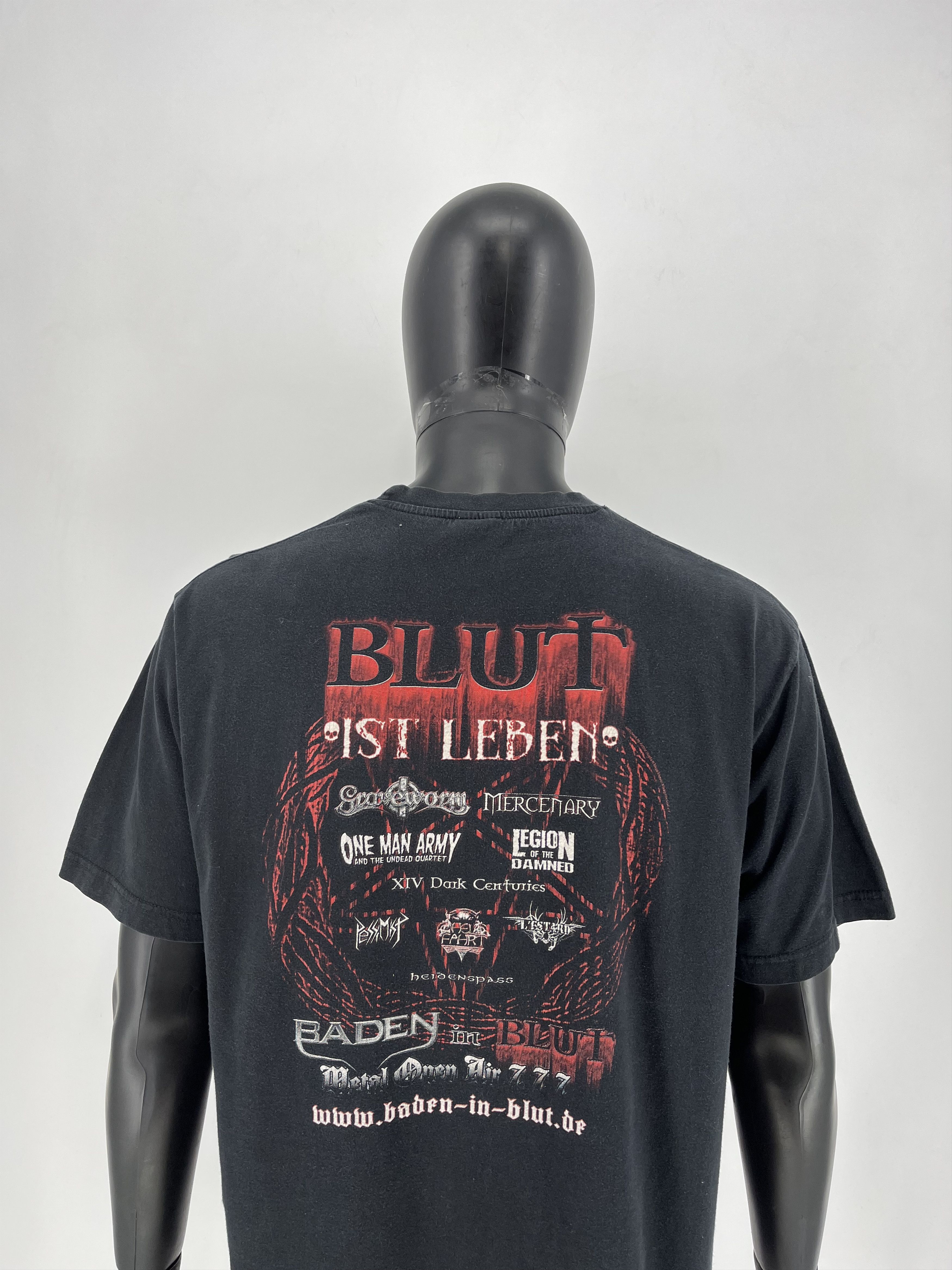 Band Tees × Vintage Vintage Y2K Baden in Blut Tee Band Rock Streetwear Fashion Size US M / EU 48-50 / 2 - 6 Thumbnail