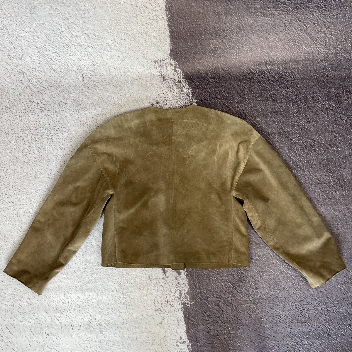 Other Michel Lipsic Paris vintage 80s leather suede crop jacket Size S / US 4 / IT 40 - 13 Thumbnail