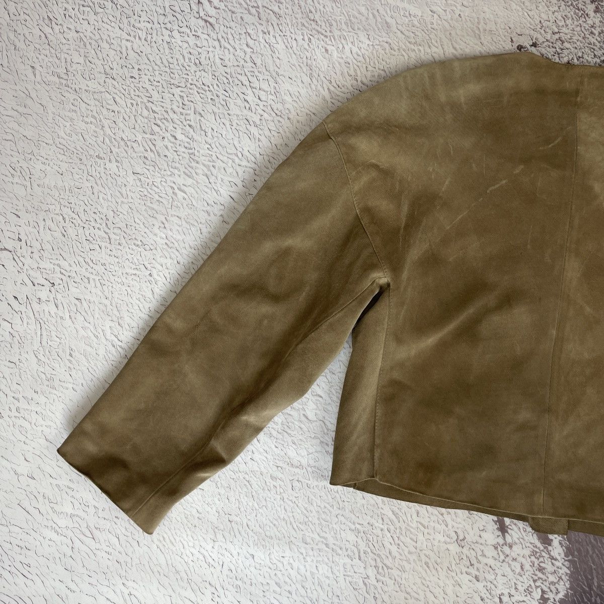 Other Michel Lipsic Paris vintage 80s leather suede crop jacket Size S / US 4 / IT 40 - 14 Thumbnail