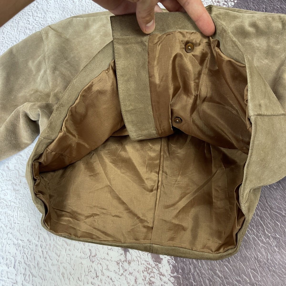 Other Michel Lipsic Paris vintage 80s leather suede crop jacket Size S / US 4 / IT 40 - 11 Thumbnail