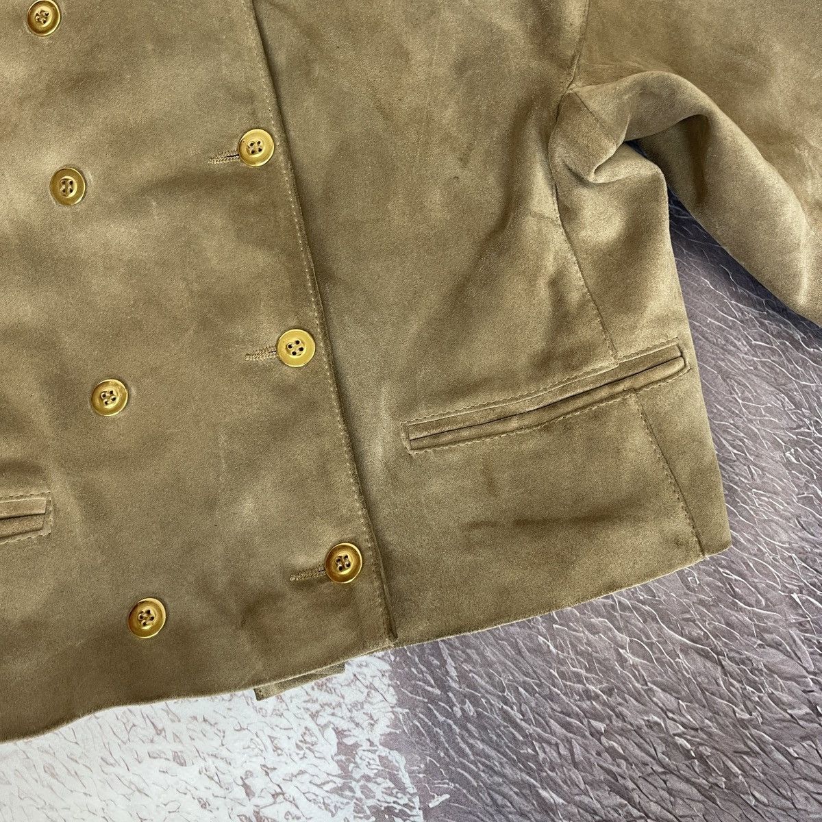 Other Michel Lipsic Paris vintage 80s leather suede crop jacket Size S / US 4 / IT 40 - 6 Thumbnail