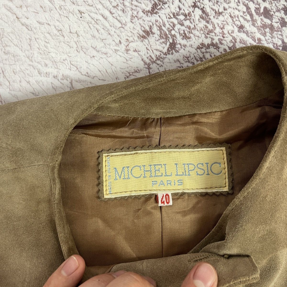 Other Michel Lipsic Paris vintage 80s leather suede crop jacket Size S / US 4 / IT 40 - 12 Thumbnail