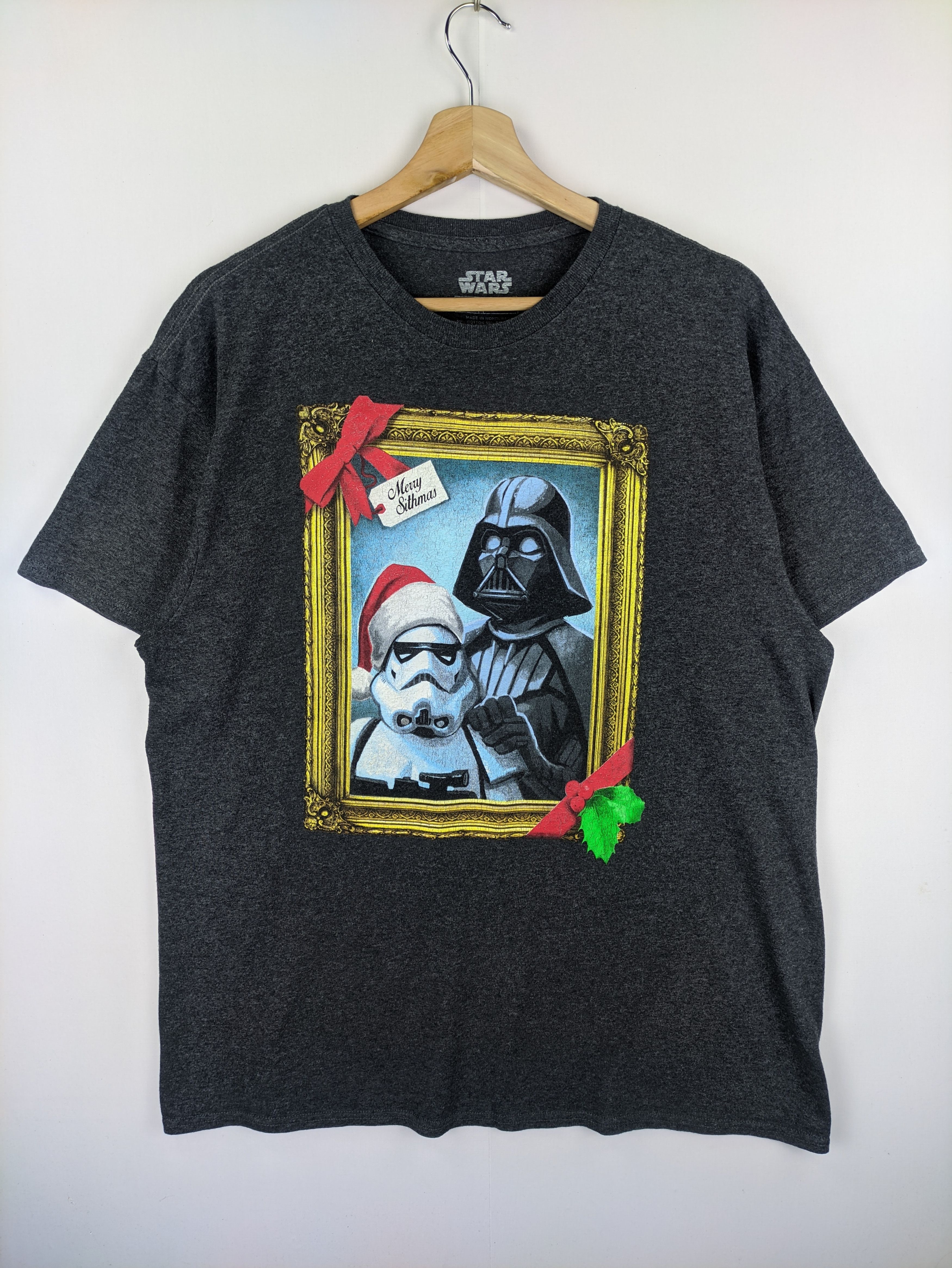 Star Wars Steals🔥T Shirt Darth Vader Storm Troopers Xmas Tee Size US L / EU 52-54 / 3 - 1 Thumbnail