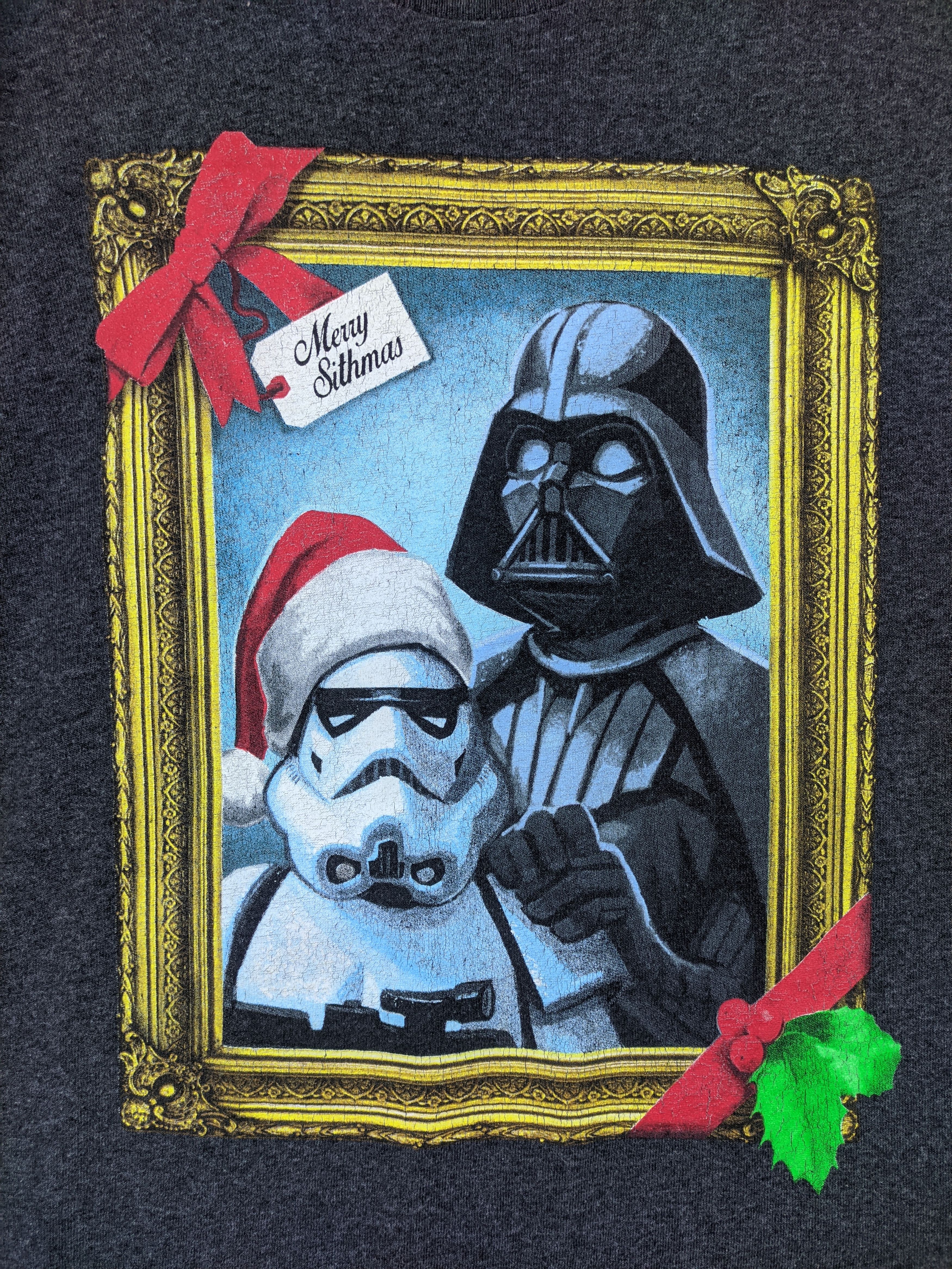 Star Wars Steals🔥T Shirt Darth Vader Storm Troopers Xmas Tee Size US L / EU 52-54 / 3 - 4 Thumbnail