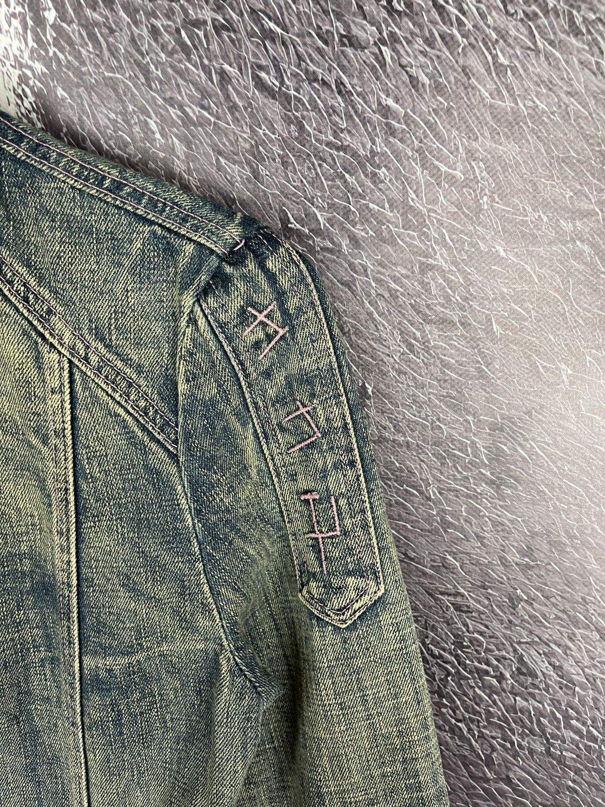 Dolce & Gabbana Dolce & Gabbaba vintage pink mint faded denim jacket Size S / US 4 / IT 40 - 9 Thumbnail