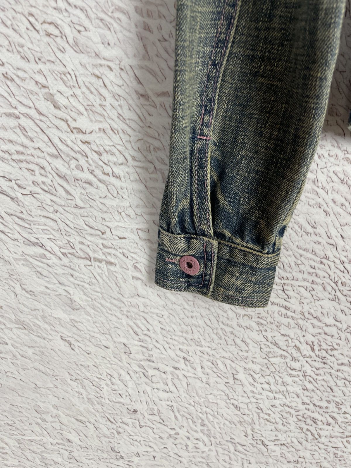 Dolce & Gabbana Dolce & Gabbaba vintage pink mint faded denim jacket Size S / US 4 / IT 40 - 19 Thumbnail