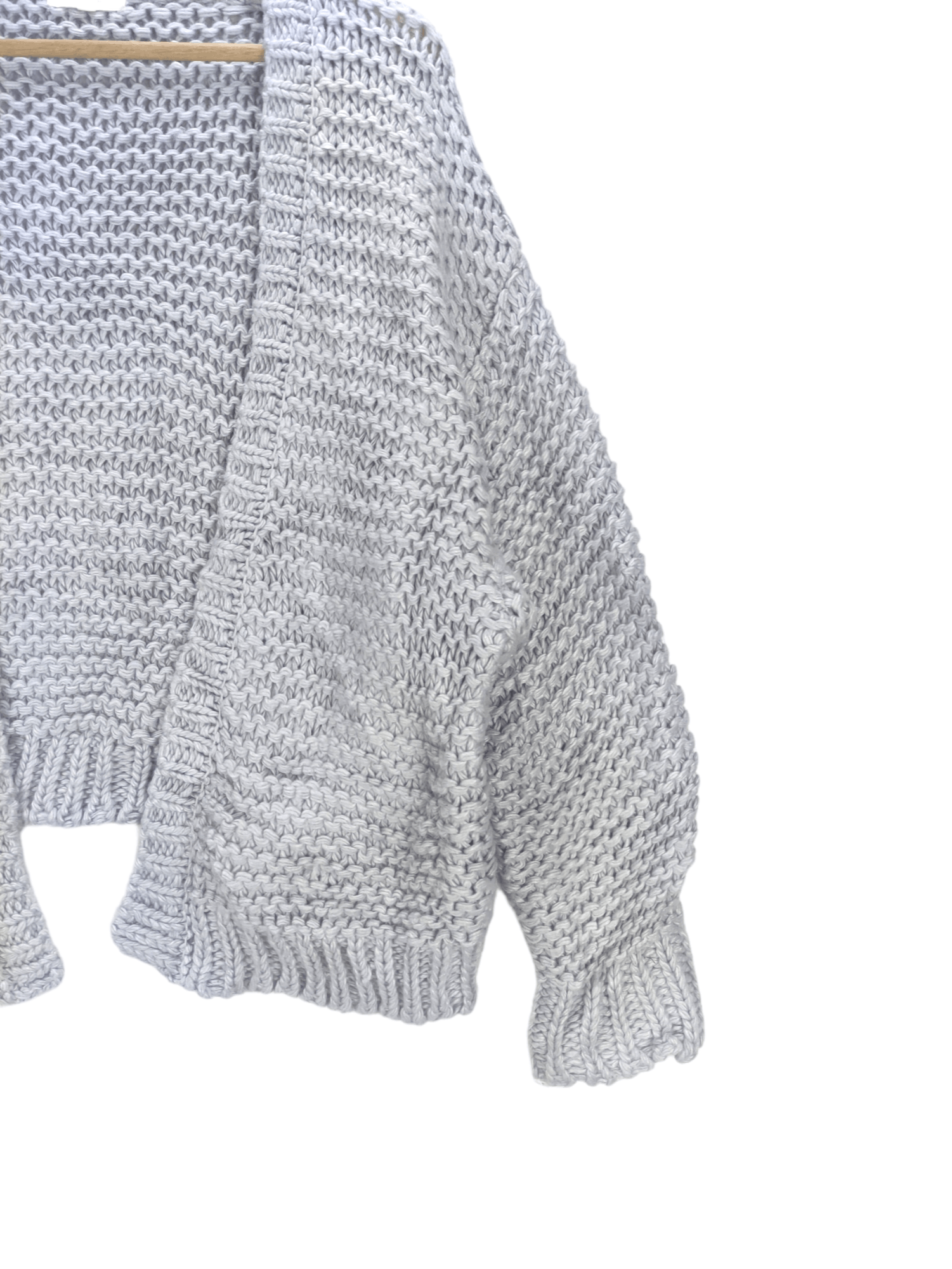 Japanese Brand Steals🔥Cable Knit Fishnet Cardigan by Studio Clip Size L / US 10 / IT 46 - 5 Thumbnail