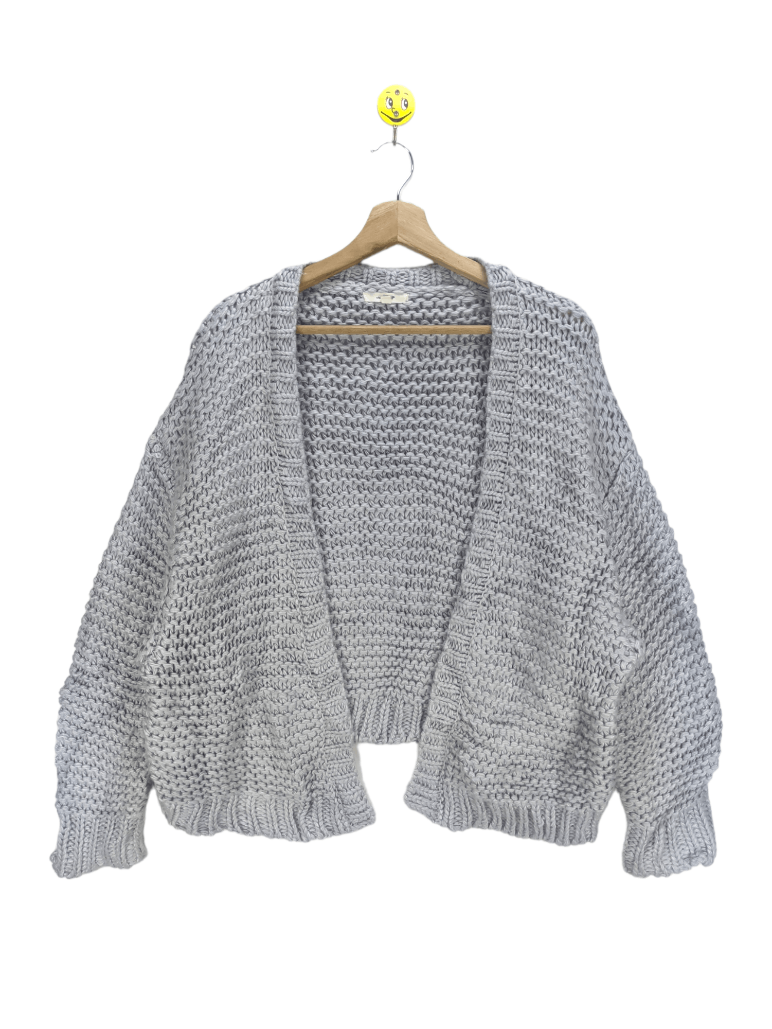 Japanese Brand Steals🔥Cable Knit Fishnet Cardigan by Studio Clip Size L / US 10 / IT 46 - 1 Thumbnail