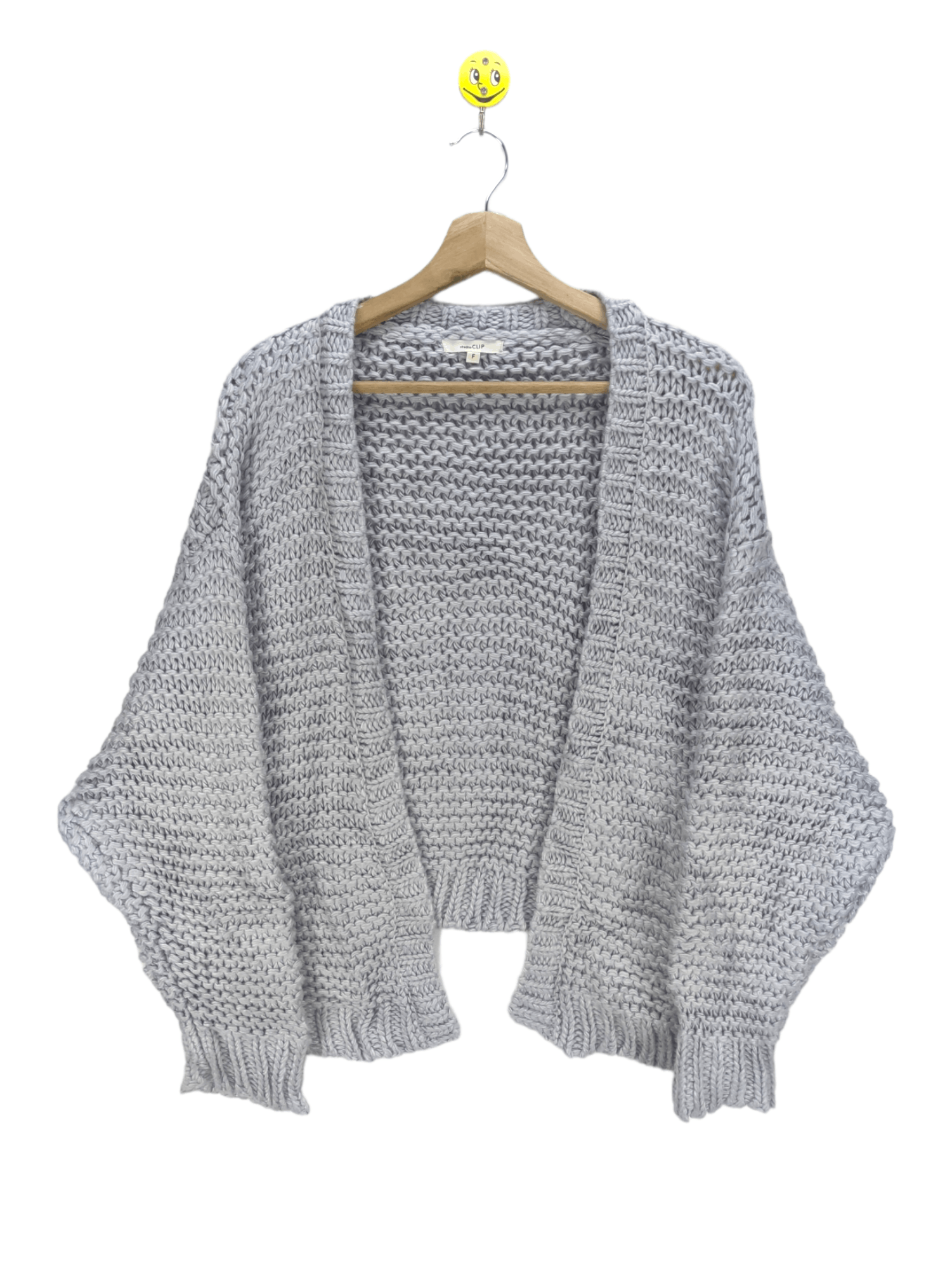Japanese Brand Steals🔥Cable Knit Fishnet Cardigan by Studio Clip Size L / US 10 / IT 46 - 8 Thumbnail