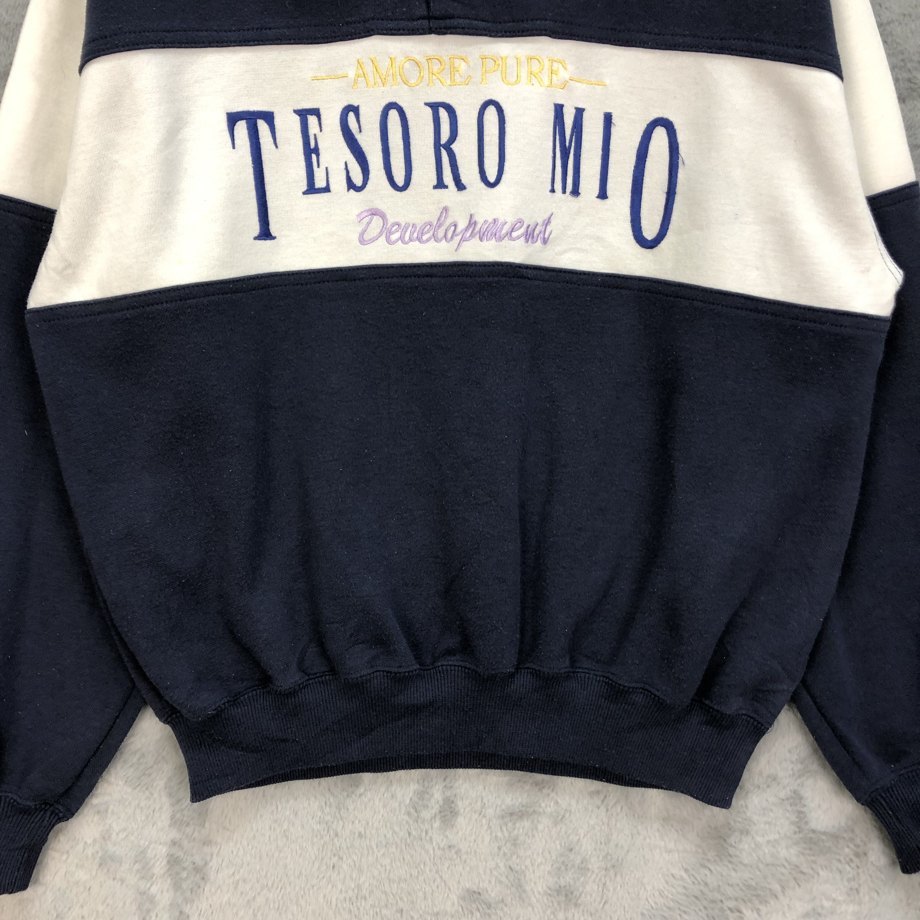 Japanese Brand TESORO MIO Big Logo Colorblock Sweatshirts #5037-26 Size US L / EU 52-54 / 3 - 4 Thumbnail