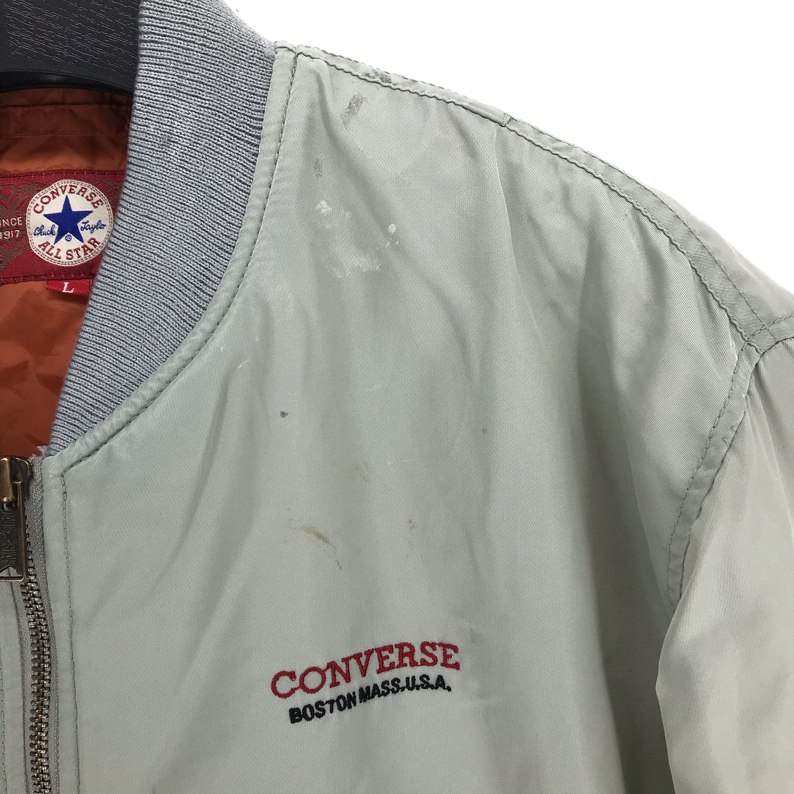 Converse Vintage Converse MA-1 Bomber Jacket #2310-90 Size US L / EU 52-54 / 3 - 3 Thumbnail